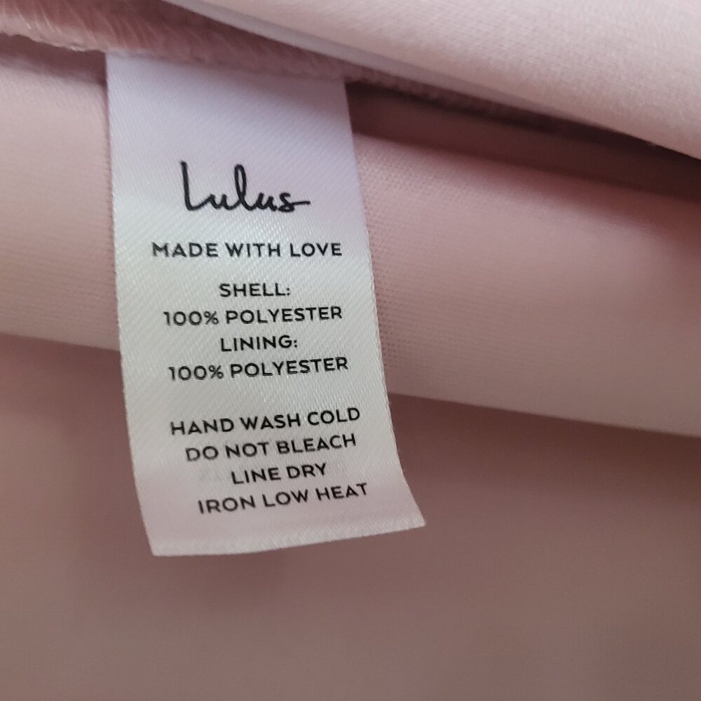 Lulus Glowing Arrival Blush Pink Ruffled Wrap Midi Dress - Picture 11 of 13